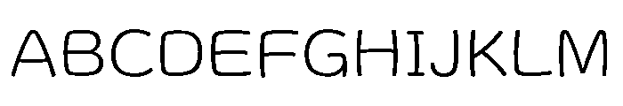 Sicmacarondance Extra Light Font UPPERCASE