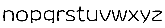 Sicmacarondance Extra Light Font LOWERCASE