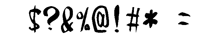 Sicmaiougi Regular Font OTHER CHARS