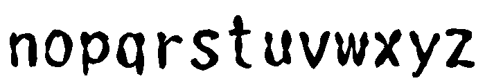 Sicoboro Regular Font LOWERCASE
