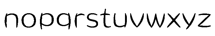 Sicolivedance Extra Light Font LOWERCASE