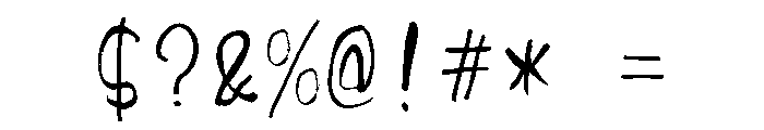 Sicpicoty Regular Font OTHER CHARS