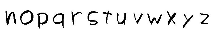 Sicpicoty Regular Font LOWERCASE