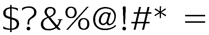 Sicprintempspetit Extra Light Font OTHER CHARS
