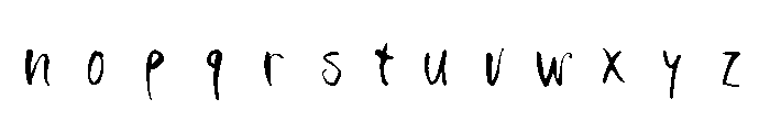 Sicpsyche Regular Font LOWERCASE