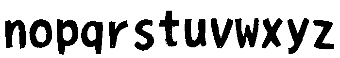 Sicrusk Regular Font LOWERCASE