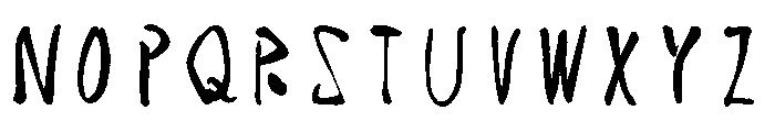 Sicsaiun Regular Font UPPERCASE