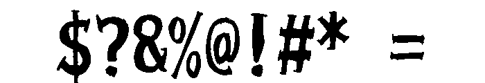 Sicselfish Regular Font OTHER CHARS