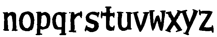 Sicselfish Regular Font LOWERCASE