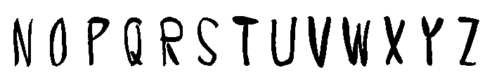 Sicsetsugekka Regular Font UPPERCASE