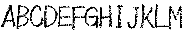 Sicshinyubi Bansho Regular Font UPPERCASE