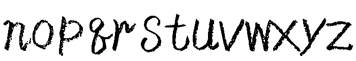 Sicshinyubi Bansho Regular Font LOWERCASE