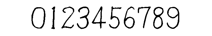 Sicshinyubi Penjikaishotai Regular Font OTHER CHARS