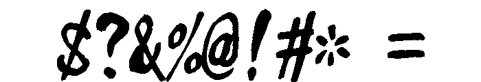 Sicshinyubi Sumojinku Regular Font OTHER CHARS