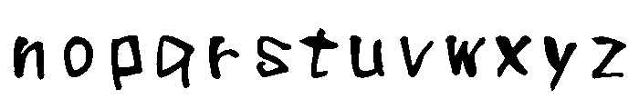 Sicshishigashira Regular Font LOWERCASE