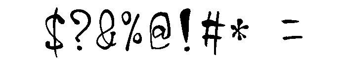 Sicshunrai Regular Font OTHER CHARS