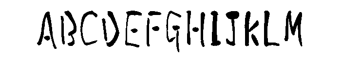 Sicshunrai Regular Font UPPERCASE