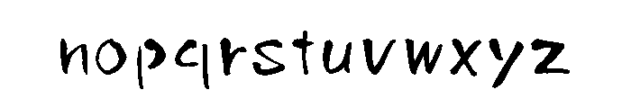 Sicshunrai Regular Font LOWERCASE