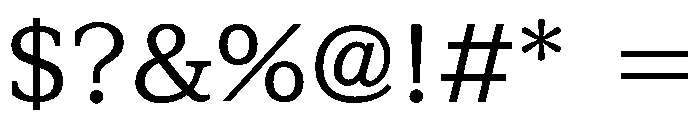 Sicsquare Medium Font OTHER CHARS