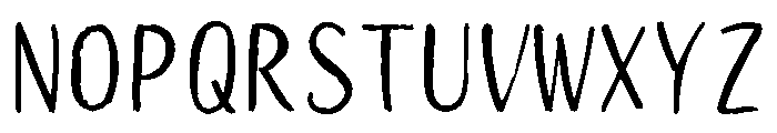 Sictake Abare Regular Font UPPERCASE