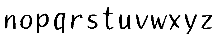 Sictake Abare Regular Font LOWERCASE