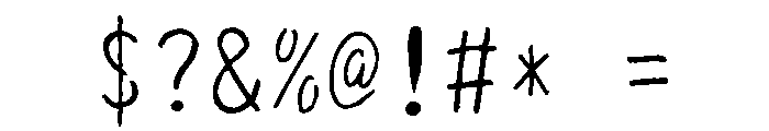 Sictake Banare Regular Font OTHER CHARS