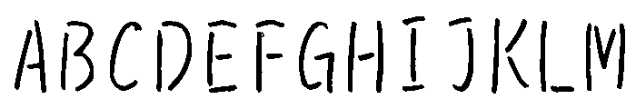 Sictake Banare Regular Font UPPERCASE