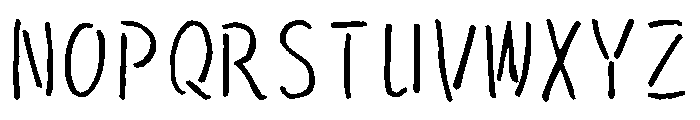 Sictake Banare Regular Font UPPERCASE