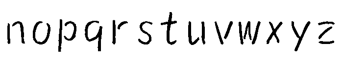 Sictake Banare Regular Font LOWERCASE