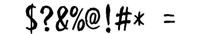 Sictake Barake Regular Font OTHER CHARS