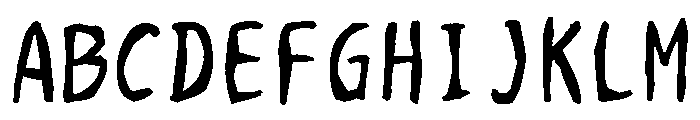 Sictake Barake Regular Font UPPERCASE