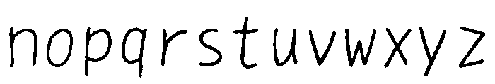 Sictake Bokke Regular Font LOWERCASE