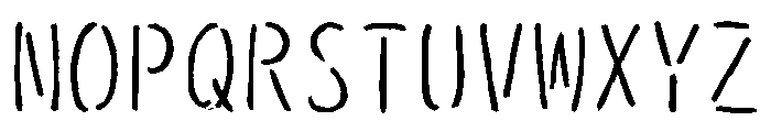 Sictake Chirashi Regular Font UPPERCASE