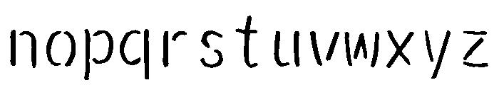 Sictake Chirashi Regular Font LOWERCASE