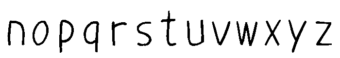 Sictake Choku Regular Font LOWERCASE