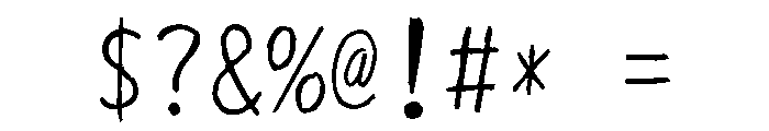 Sictake Fubuki Regular Font OTHER CHARS