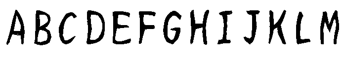 Sictake Hanga Regular Font UPPERCASE