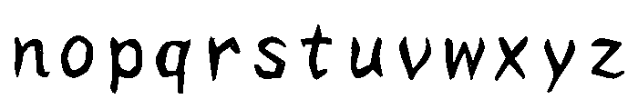 Sictake Hanga Regular Font LOWERCASE