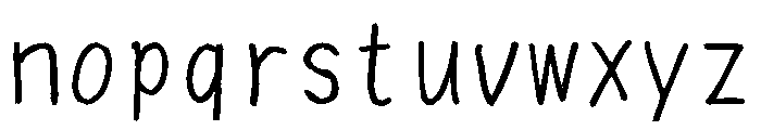 Sictake Hirogari Regular Font LOWERCASE