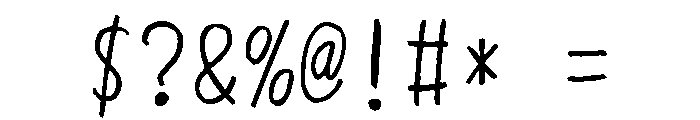 Sictake Hotto Regular Font OTHER CHARS