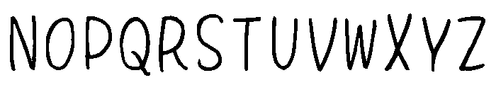 Sictake Hotto Regular Font UPPERCASE
