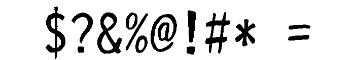 Sictake Kizami Regular Font OTHER CHARS