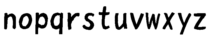 Sictake Kizami Regular Font LOWERCASE