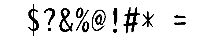 Sictake Konoha Regular Font OTHER CHARS