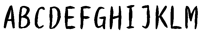 Sictake Konoha Regular Font UPPERCASE