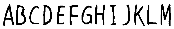 Sictake Kuzushi Regular Font UPPERCASE