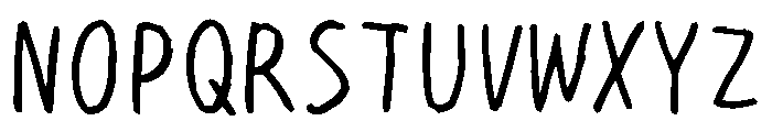 Sictake Kuzushi Regular Font UPPERCASE