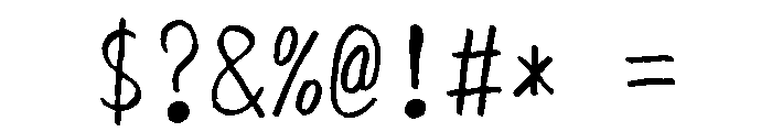 Sictake Maru Regular Font OTHER CHARS