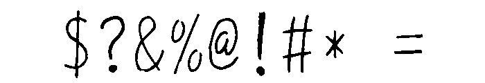 Sictake Midare Regular Font OTHER CHARS
