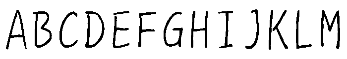 Sictake Midare Regular Font UPPERCASE